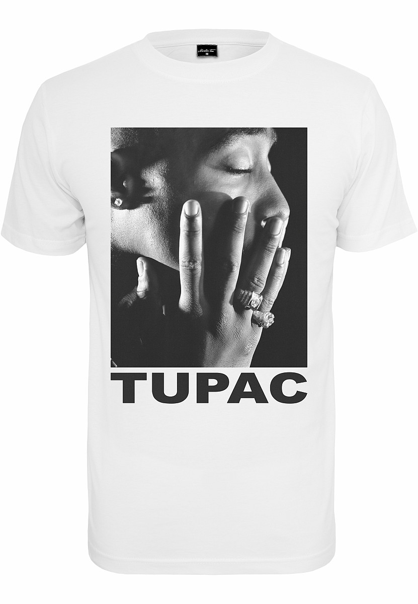 Tupac tričko, Profile White, pánské, velikost XS