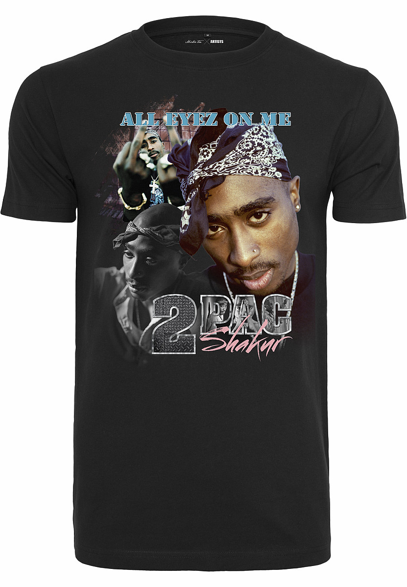 Tupac tričko, Retro Tee Black, pánské, velikost S