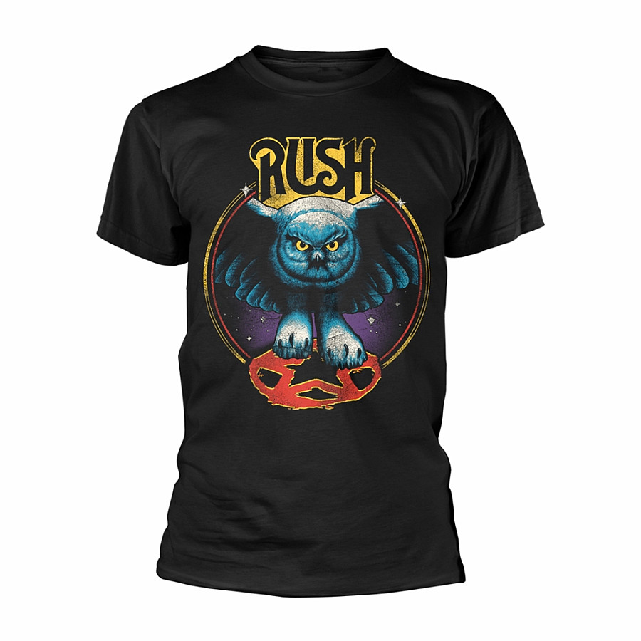 Rush tričko, Owl Star Black, pánské, velikost XL