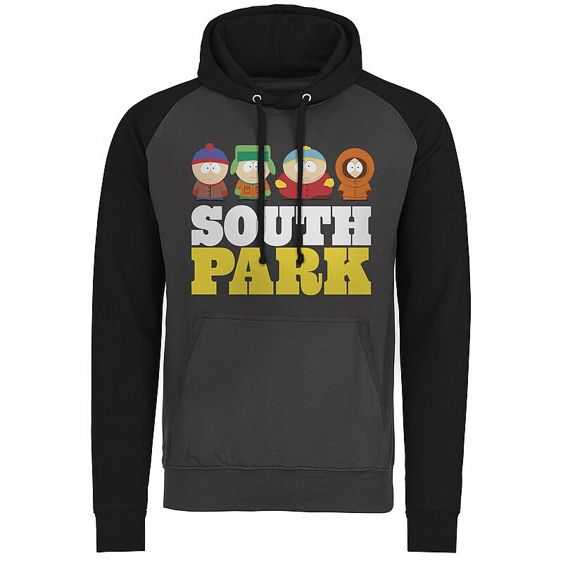 South Park mikina, South Park Baseball Dark Grey, pánská, velikost XXL