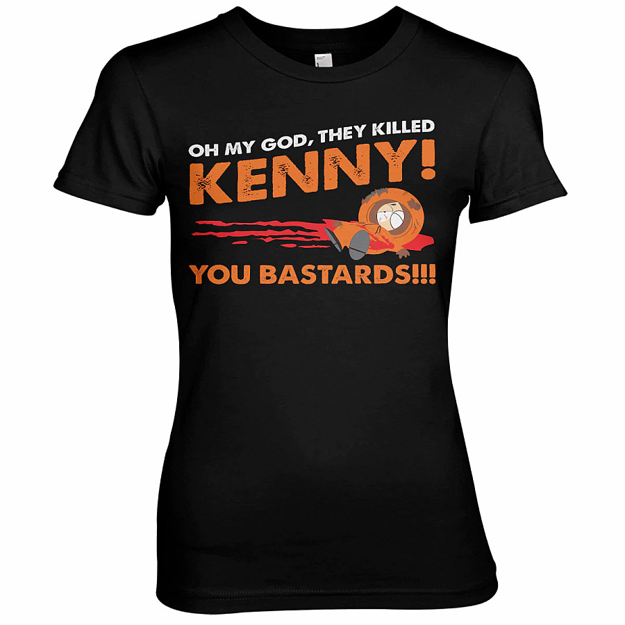 South Park tričko, The Killed Kenny Girly Black, dámské, velikost XL