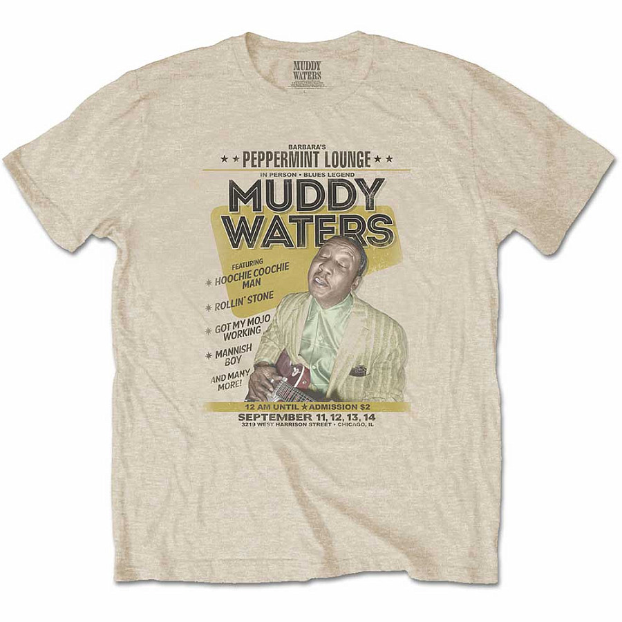 Muddy Waters tričko, Peppermint Lounge, pánské, velikost L