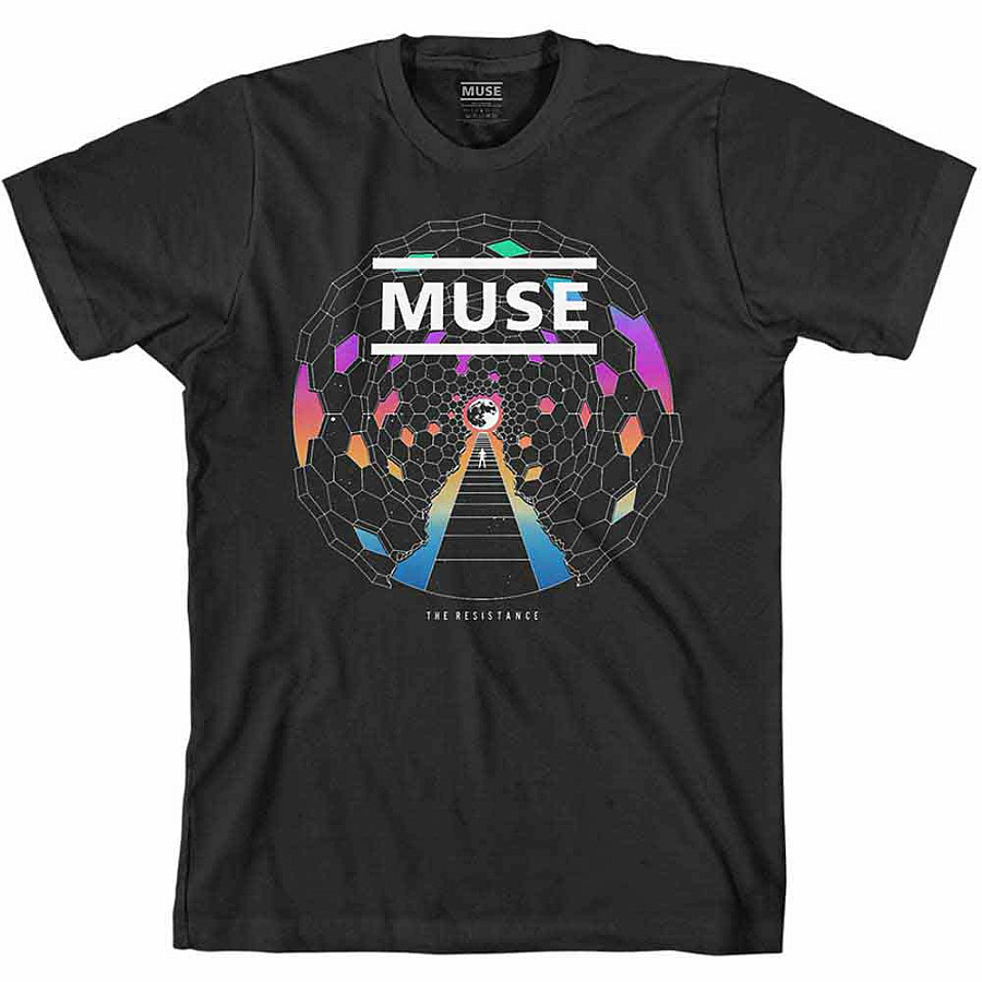 Muse tričko, Resistance Moon Black, pánské, velikost L