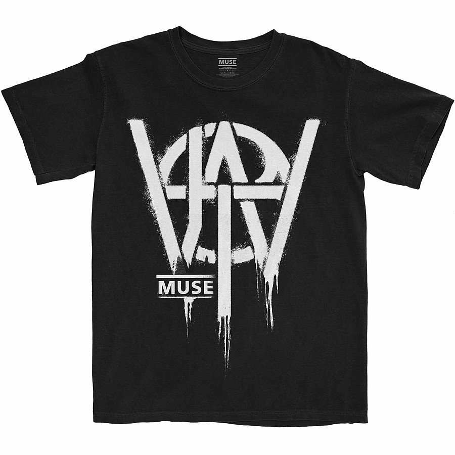 Muse tričko, Will of the People Stencil Black, pánské, velikost M