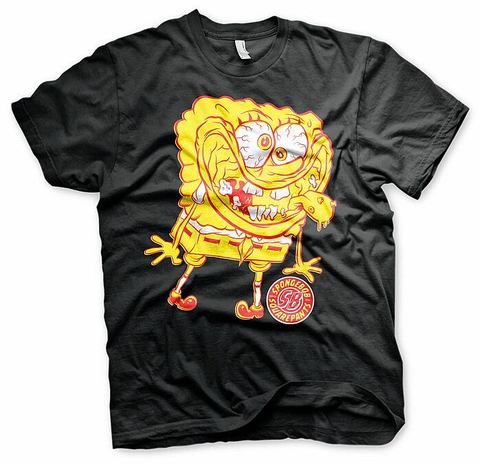 SpongeBob Squarepants tričko, Wierd Black, pánské, velikost M