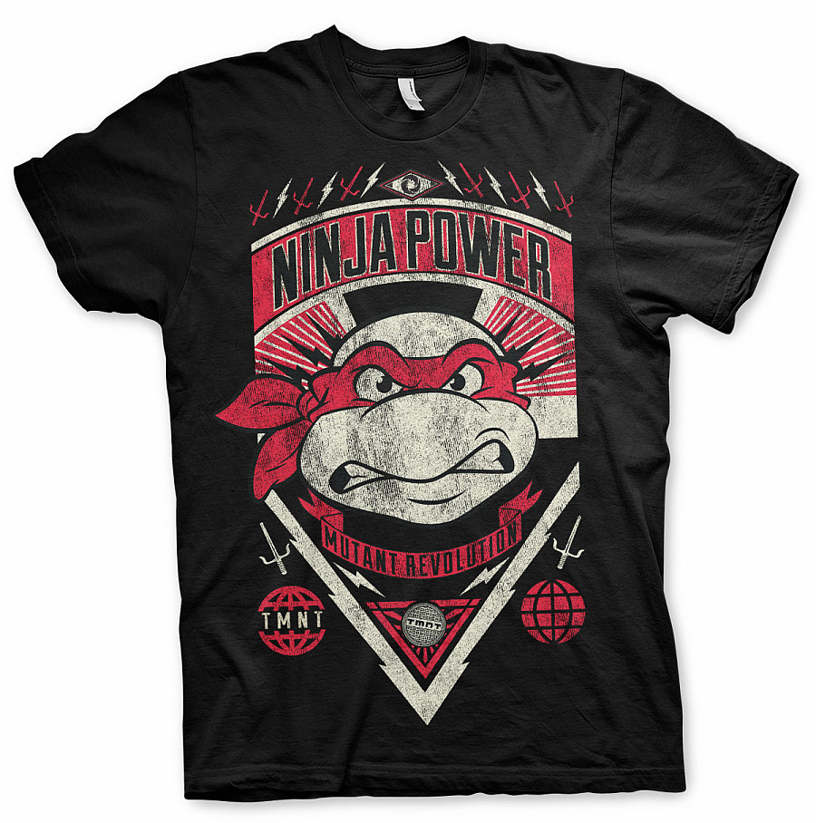 Želvy Ninja tričko, Ninja Power, pánské, velikost M
