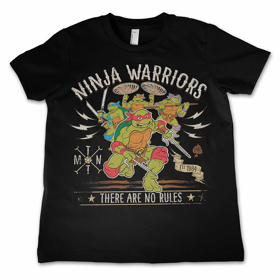 Želvy Ninja tričko, No Rules, dětské, velikost XL velikost XL (12 let)