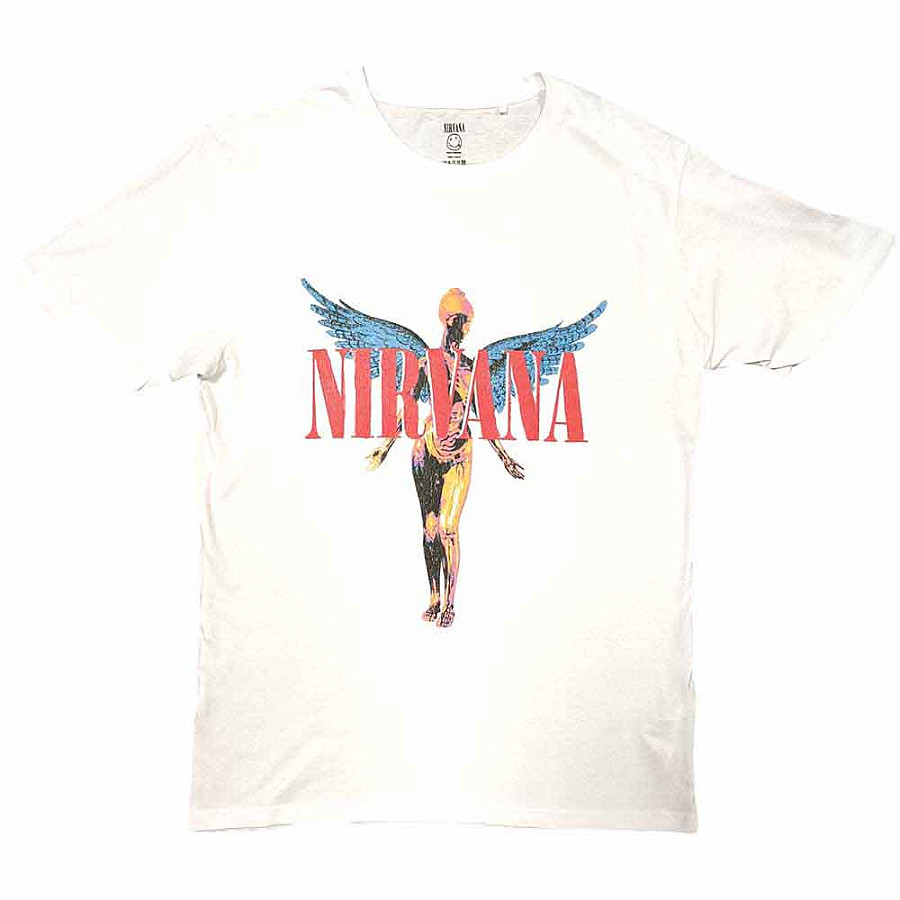 Nirvana tričko, Angelic White, pánské, velikost XXL
