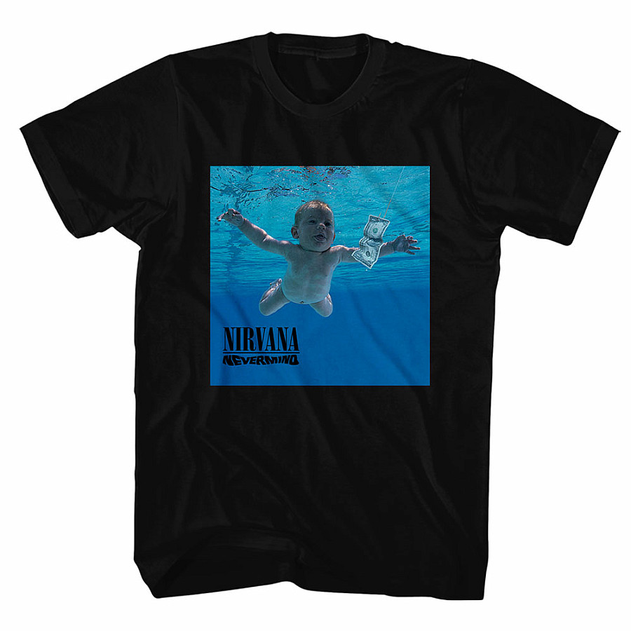 Nirvana tričko, Nevermind Album Black, pánské, velikost L
