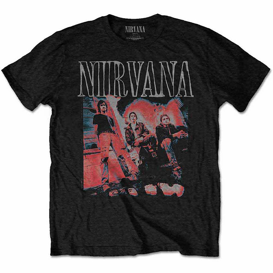 Nirvana tričko, Kris Standing Black, pánské, velikost S