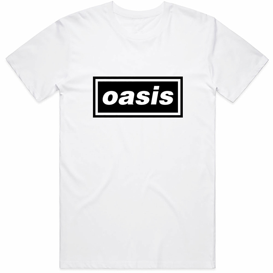 Oasis tričko, Decca Logo White, pánské, velikost S
