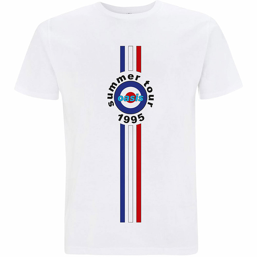 Oasis tričko, Stripes &#039;95 White, pánské, velikost M