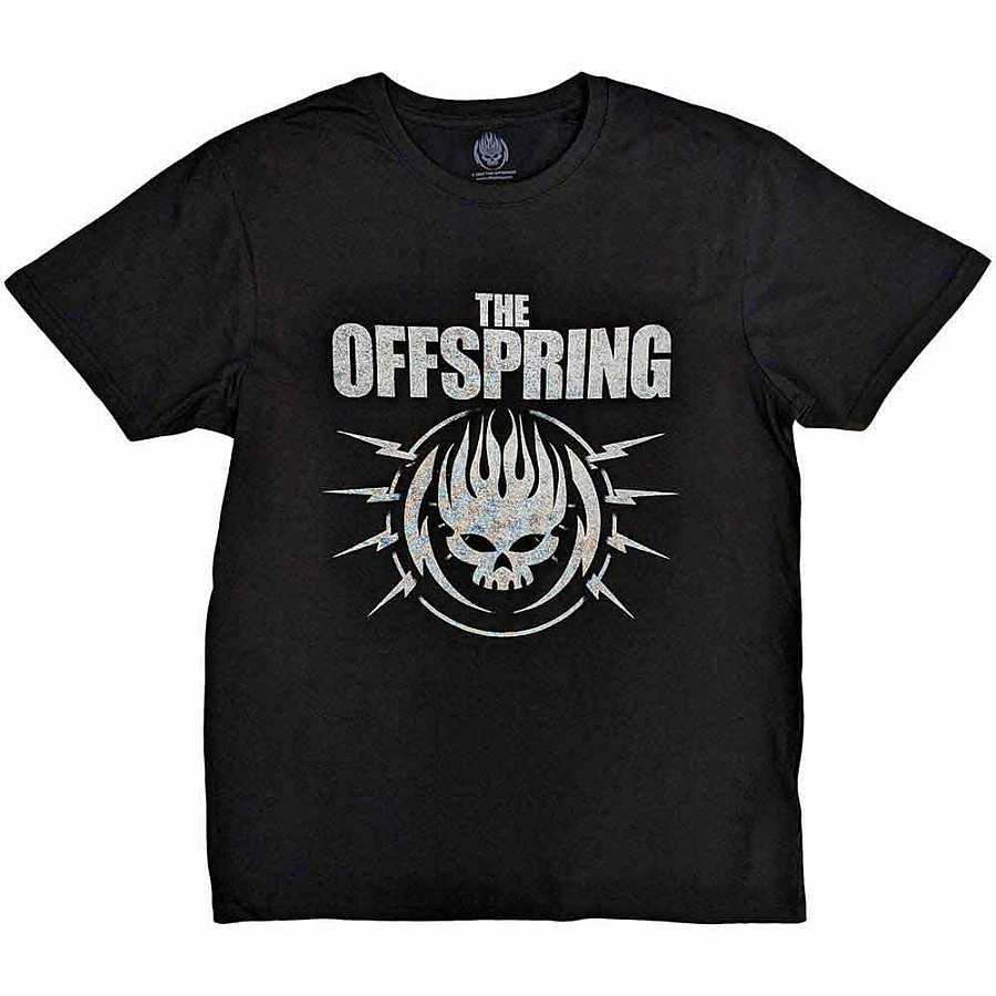 The Offspring tričko, Bolt Logo Black, pánské, velikost S