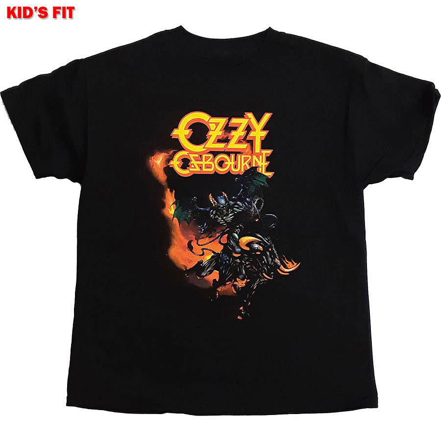 Ozzy Osbourne tričko, Demon Bull Black, dětské, velikost L velikost L věk (9 - 10 let)