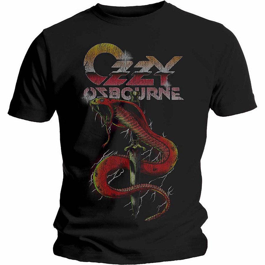 Ozzy Osbourne tričko, Vintage Snake, pánské, velikost XL
