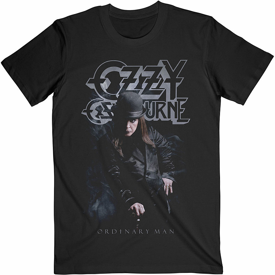 Ozzy Osbourne tričko, Ordinary Man Standing Black, pánské, velikost M