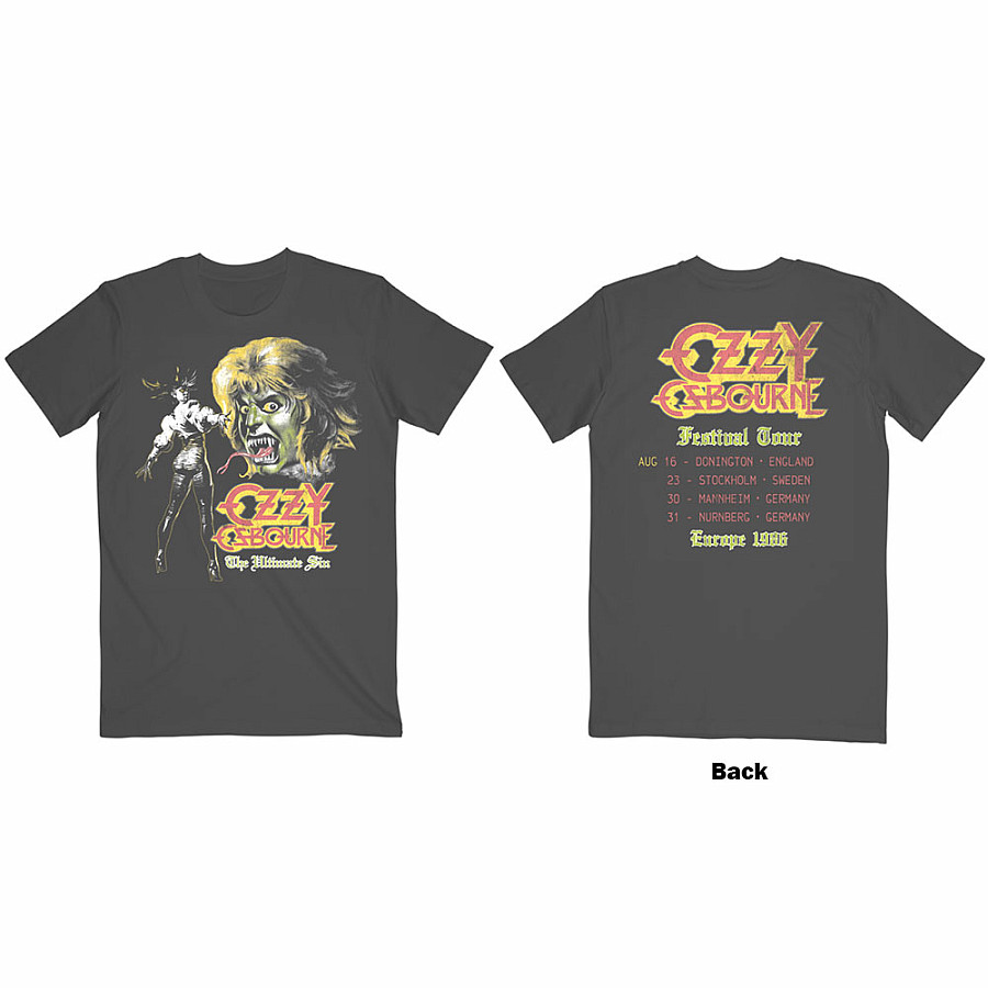 Ozzy Osbourne tričko, Ultimate Remix BP Black, pánské, velikost S
