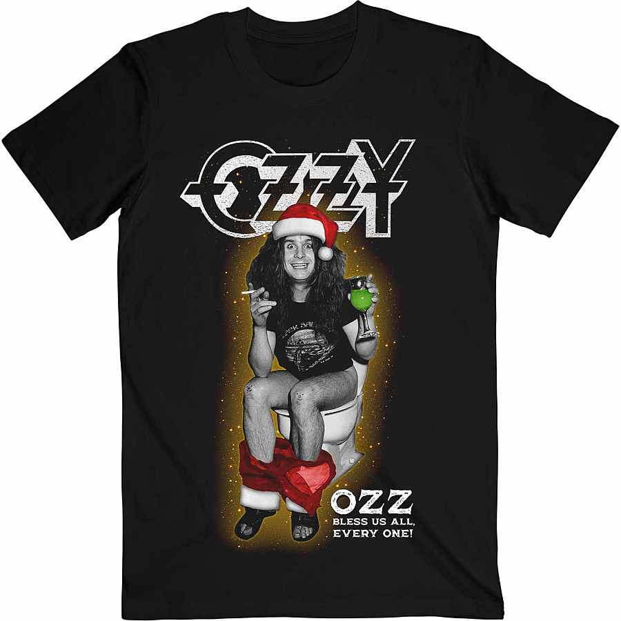 Ozzy Osbourne tričko, Ozz Bless Us All Black, pánské, velikost L