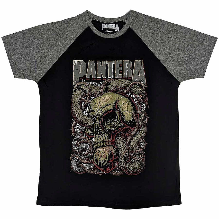 Pantera tričko, Serpent Skull Black &amp; Grey, pánské, velikost XXL