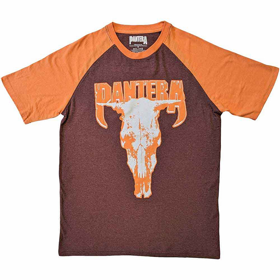 Pantera tričko, Skull Brown &amp; Orange, pánské, velikost L