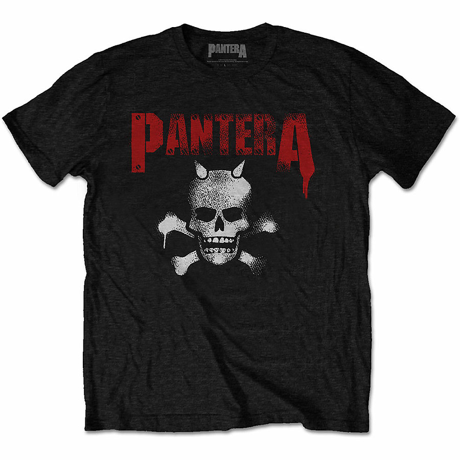 Pantera tričko, Horned Skull Stencil, pánské, velikost XL