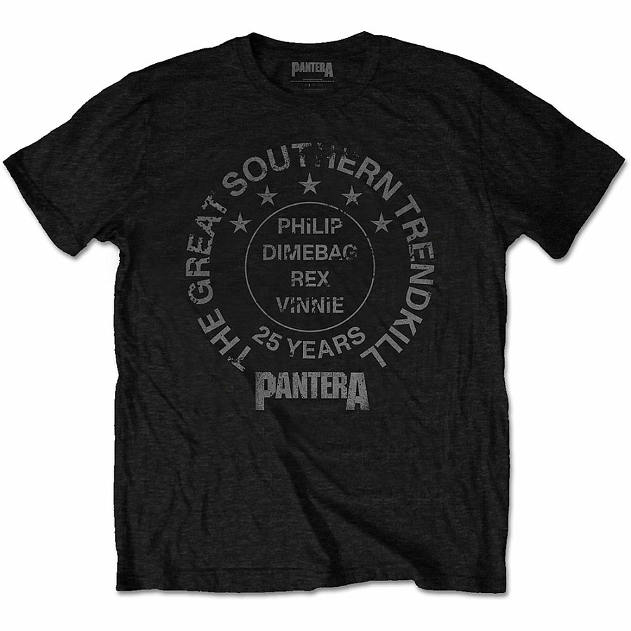 Pantera tričko, 25 Years Trendkill Black, pánské, velikost L