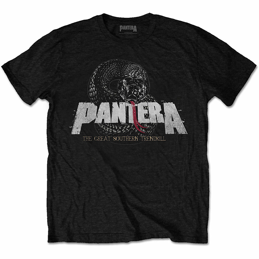 Pantera tričko, Snake Logo Black, pánské, velikost XXL