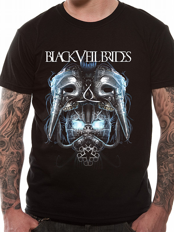 Black Veil Brides tričko, Metal Mask, pánské, velikost M