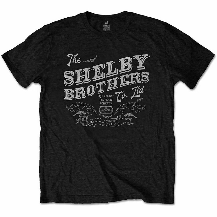 Peaky Blinders tričko, The Shelby Brothers, pánské, velikost XL