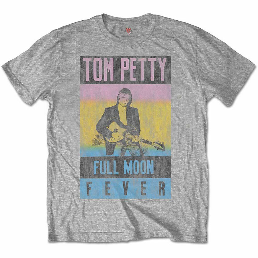 Tom Petty tričko, Full Moon Fever Grey, pánské, velikost M