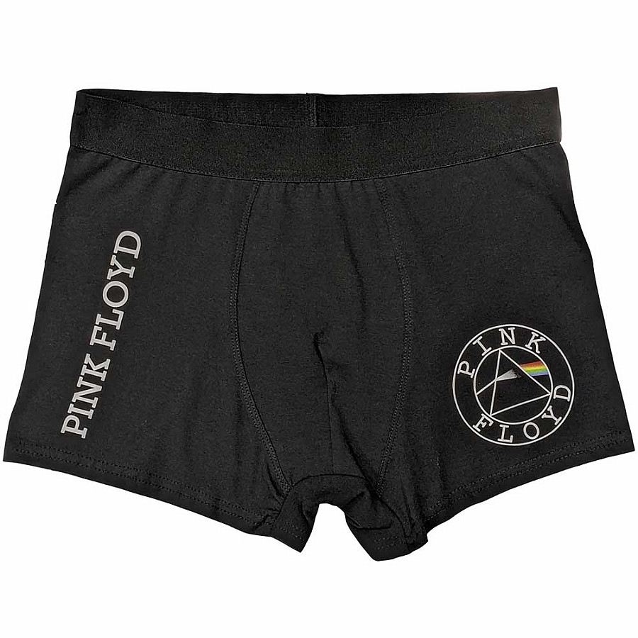 Pink Floyd boxerky CO+EA, Circle Logo Black, pánské, velikost S