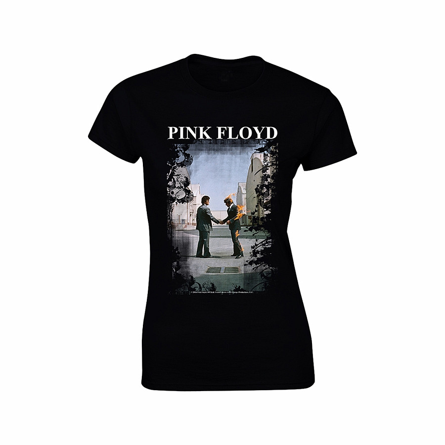 Pink Floyd tričko, Burning Man Black, dámské, velikost XL