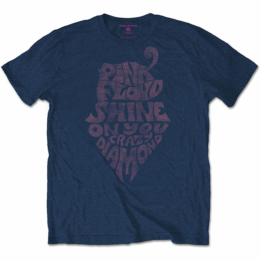 Pink Floyd tričko, SOYCD Vintage Navy Blue, pánské, velikost M