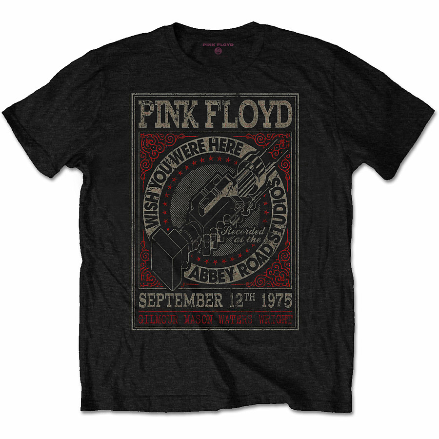 Pink Floyd tričko, WYWH Abbey Road Studios, pánské, velikost XL
