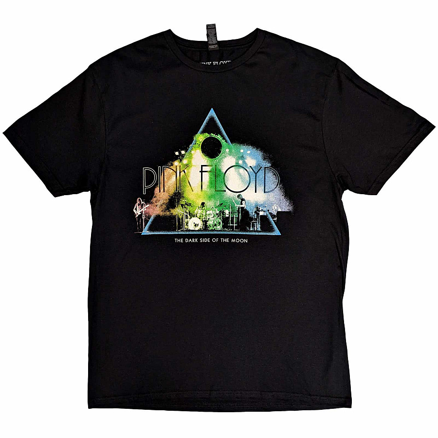 Pink Floyd tričko, Live Band Rainbow Tone Black, pánské, velikost XL