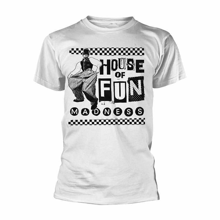 Madness tričko, Baggy House Of Fun White, pánské, velikost S