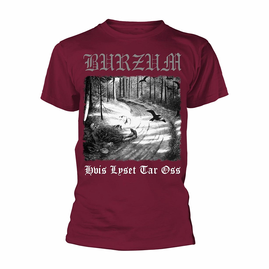 Burzum tričko, Hvis Lyset Tar Oss Maroon, pánské, velikost XL