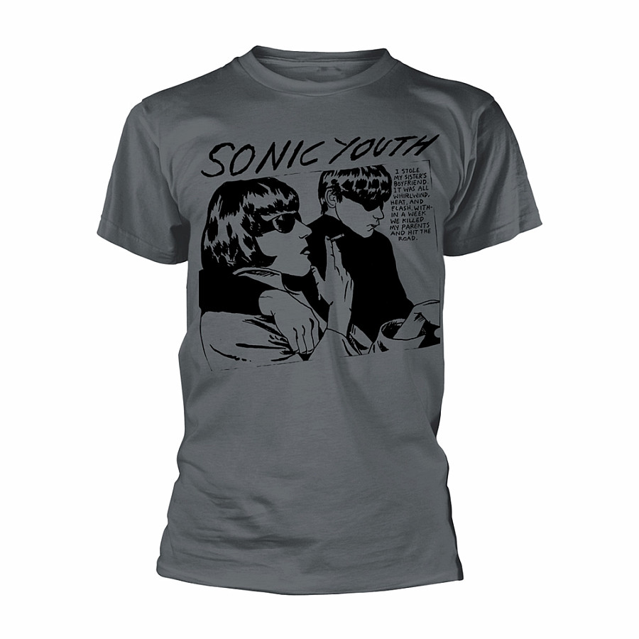 Sonic Youth tričko, Goo Album Cover Charcoal Grey, pánské, velikost L