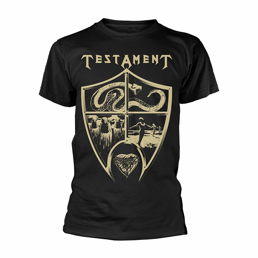 Testament tričko, Crest Shield BP Black, pánské, velikost XXL