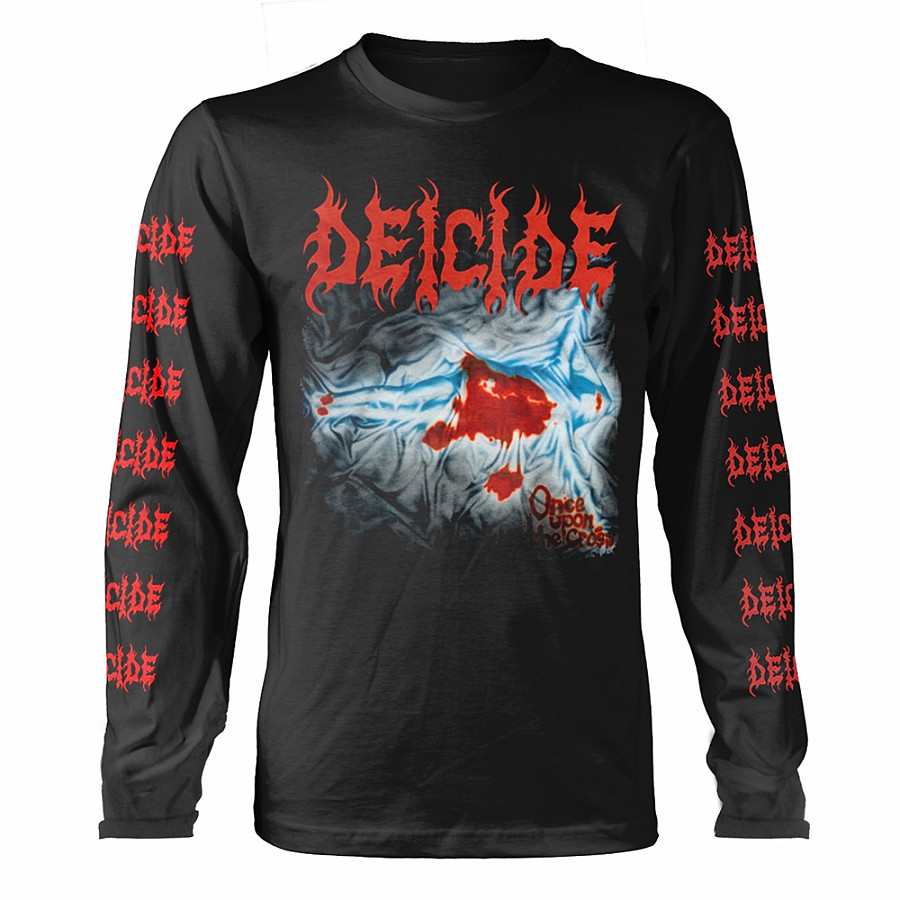 Deicide tričko dlouhý rukáv, Once Upon The Cross Black, pánské, velikost XL