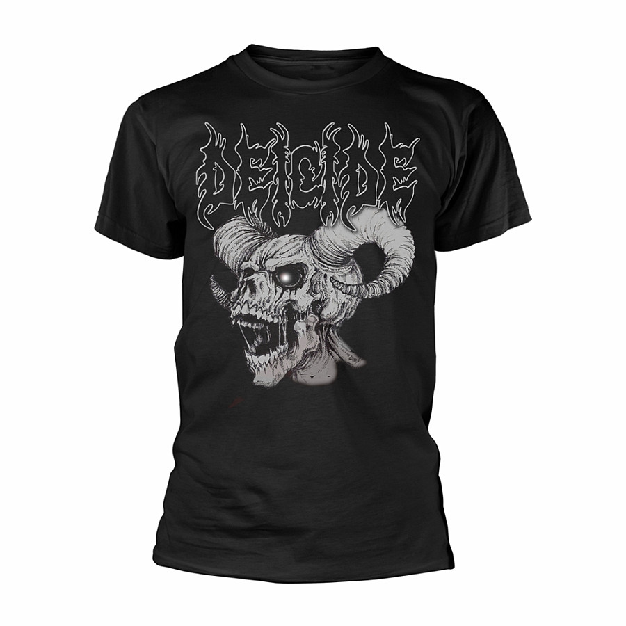 Deicide tričko, Skull Horns Black, pánské, velikost L