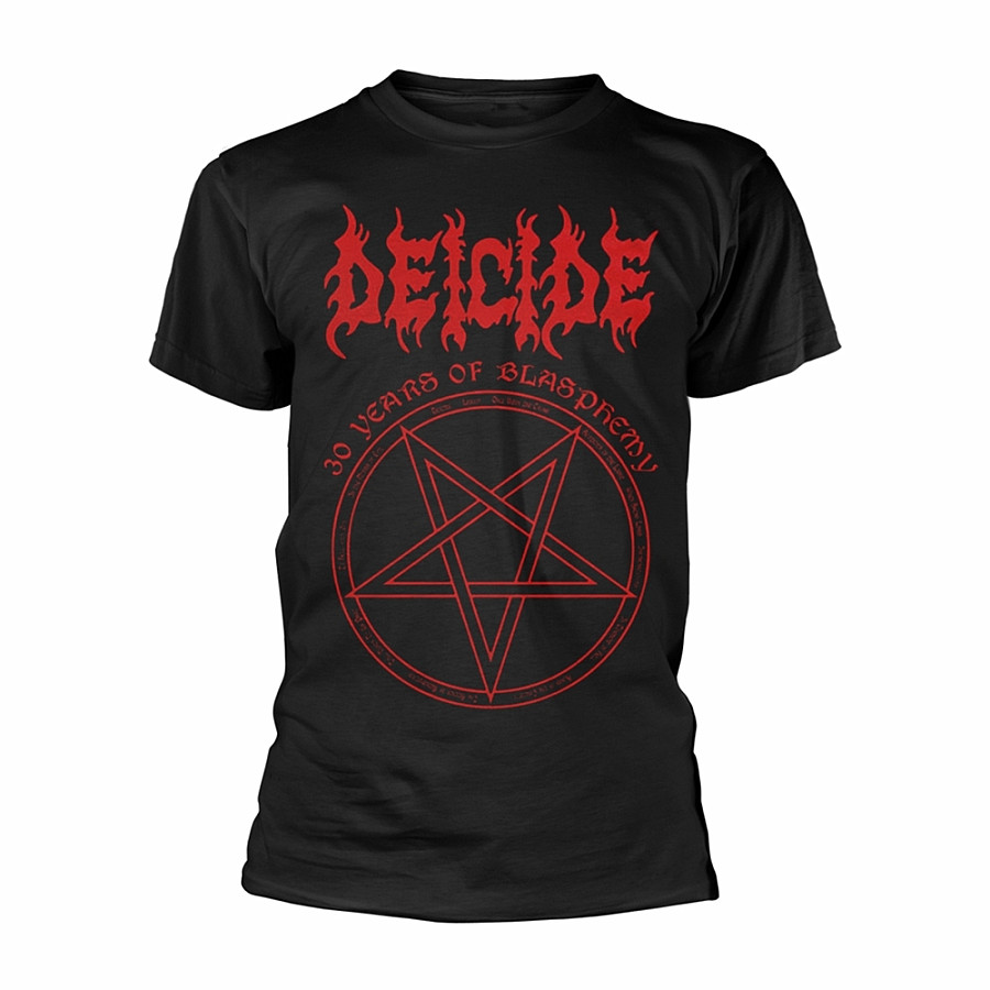 Deicide tričko, 30 Years Of Blasphemy BP Black, pánské, velikost M