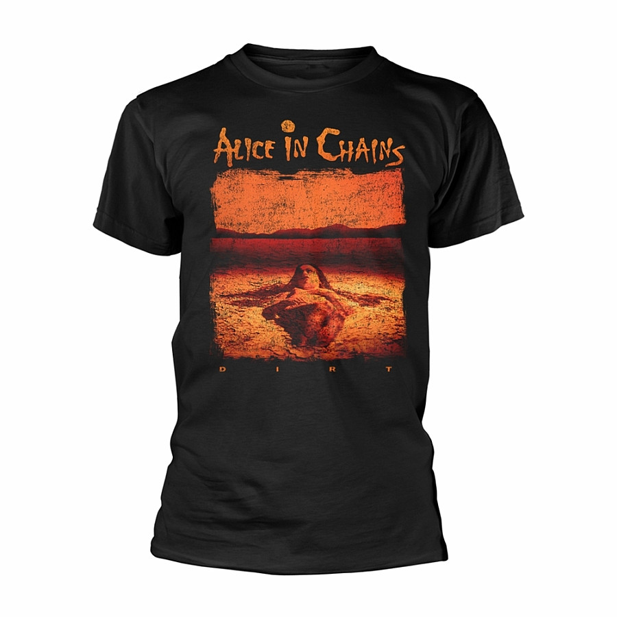 Alice in Chains tričko, Distressed Dirt BP Black, pánské, velikost S