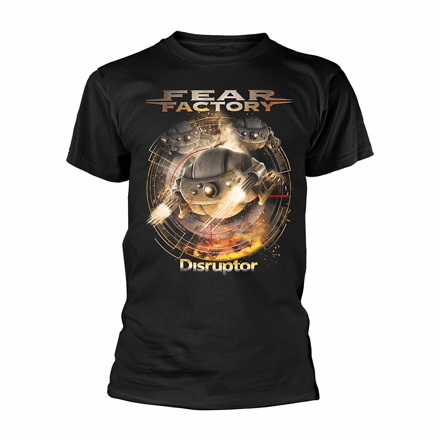 Fear Factory tričko, Disruptor BP Black, pánské, velikost S
