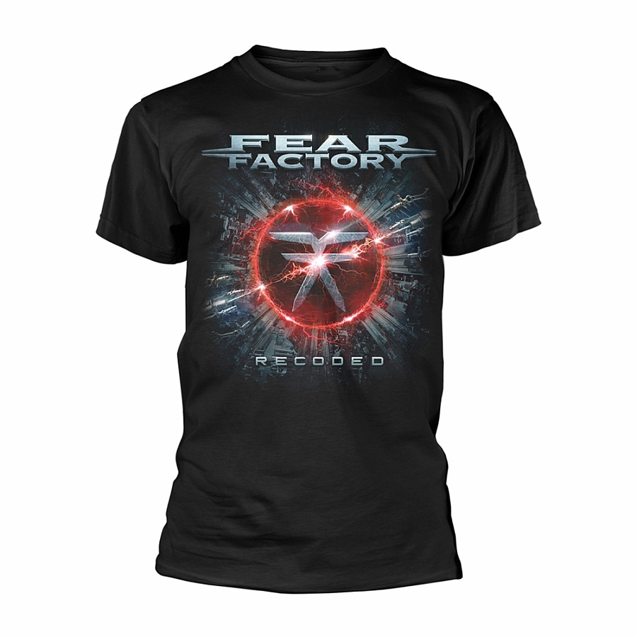 Fear Factory tričko, Recoded BP Black, pánské, velikost S