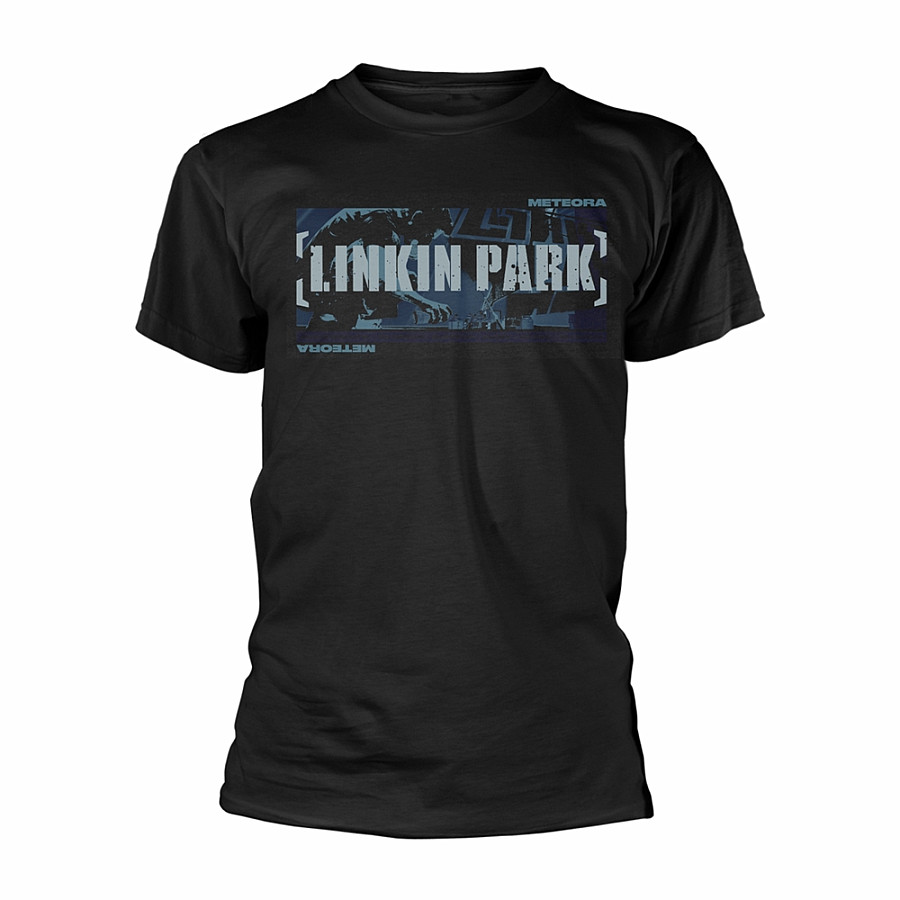 Linkin Park tričko, Meteora Blue Spray Black, pánské, velikost L