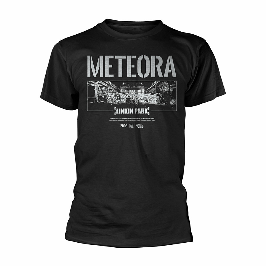 Linkin Park tričko, Meteora Wall Art Black, pánské, velikost M
