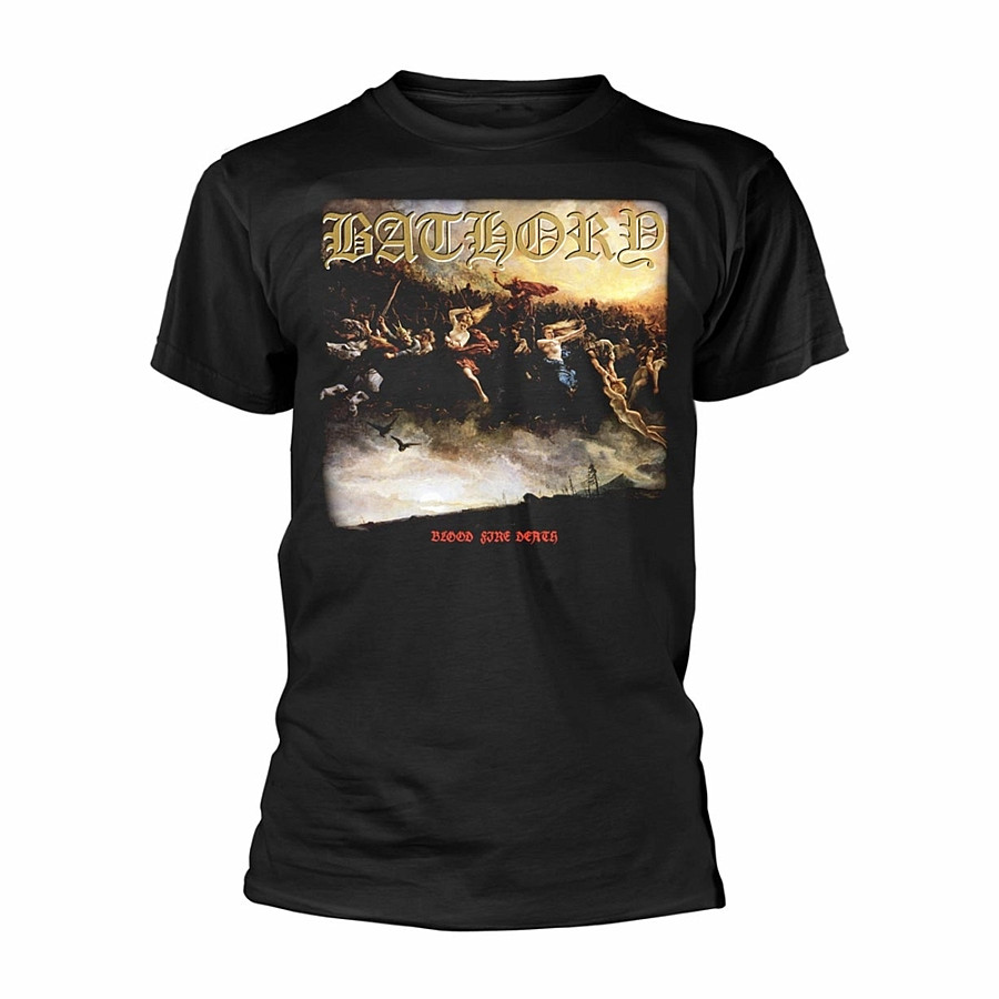 Bathory tričko, Blood Fire Death BP Black, pánské, velikost S