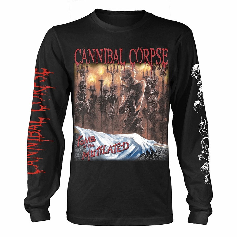Cannibal Corpse tričko dlouhý rukáv, Tomb Of The Mutilated BP Black, pánské, velikost M