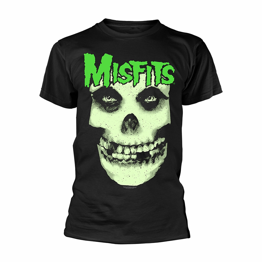 Misfits tričko, Glow Jurek Skull, pánské, velikost L